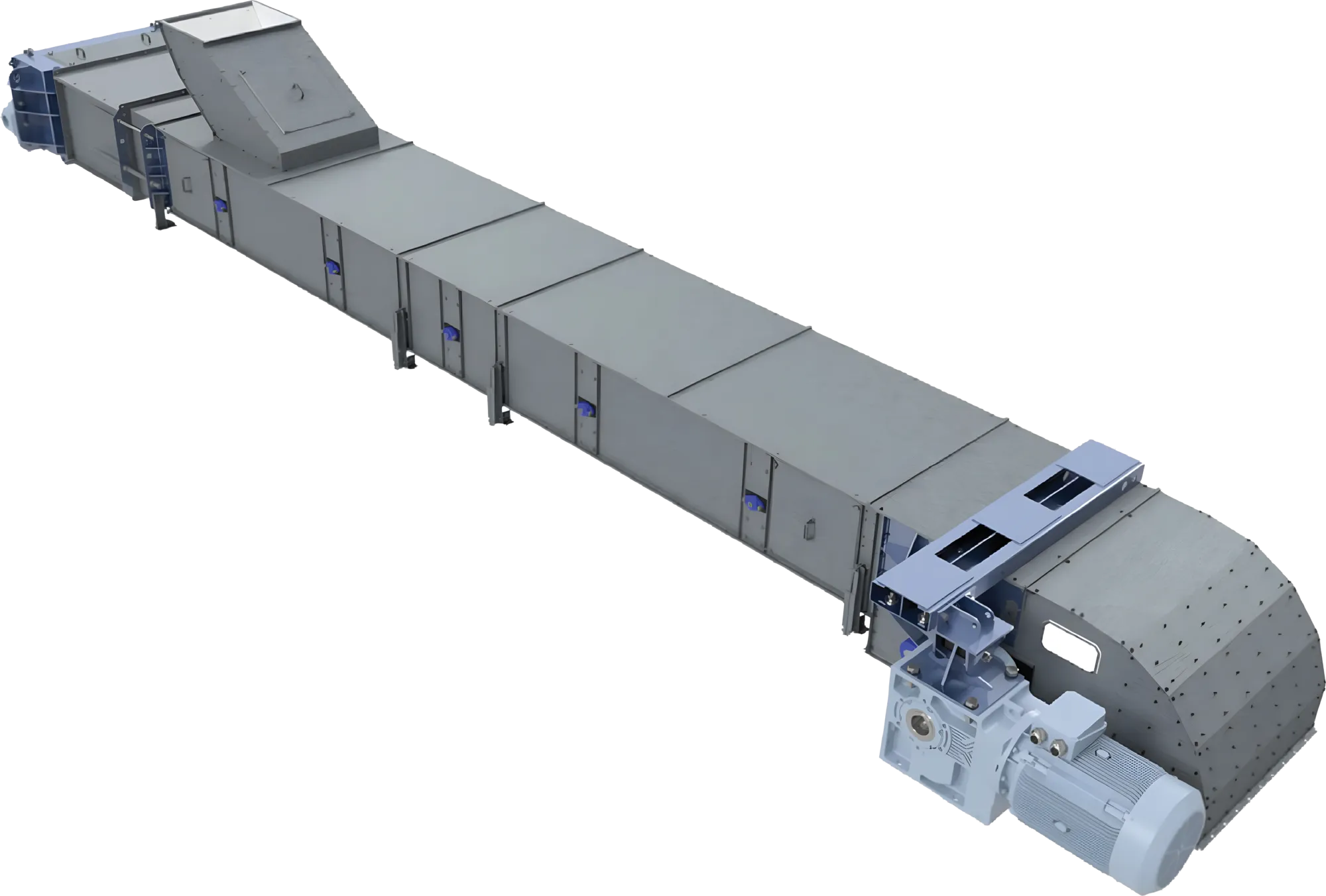 BK series enclosed (reel) belt conveyors