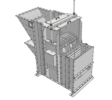 Нория Натяжная станция.png Take-up unit — E series bucket elevators