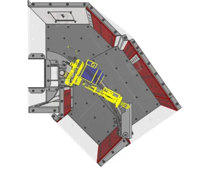 BR Клапан перекидной.png Diverter valve — BR series enclosed belt conveyors