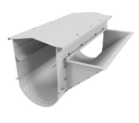 Side loading unit — KS RB series round-bottom scraper conveyors