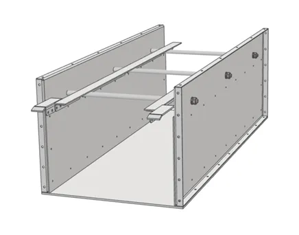 K Секция удлинения.png Extension section — K series chain conveyors