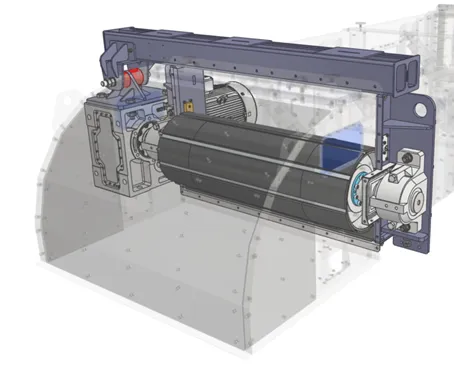 BR Приводная станция.png Drive unit — BR series enclosed belt conveyors